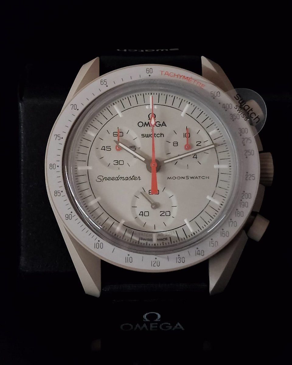 Omega x Swatch MoonSwatch Mission to Jupiter, bež i braon Bioceramic